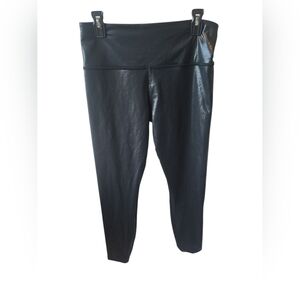 Athleta Black Elation Shine Leggings Size Large